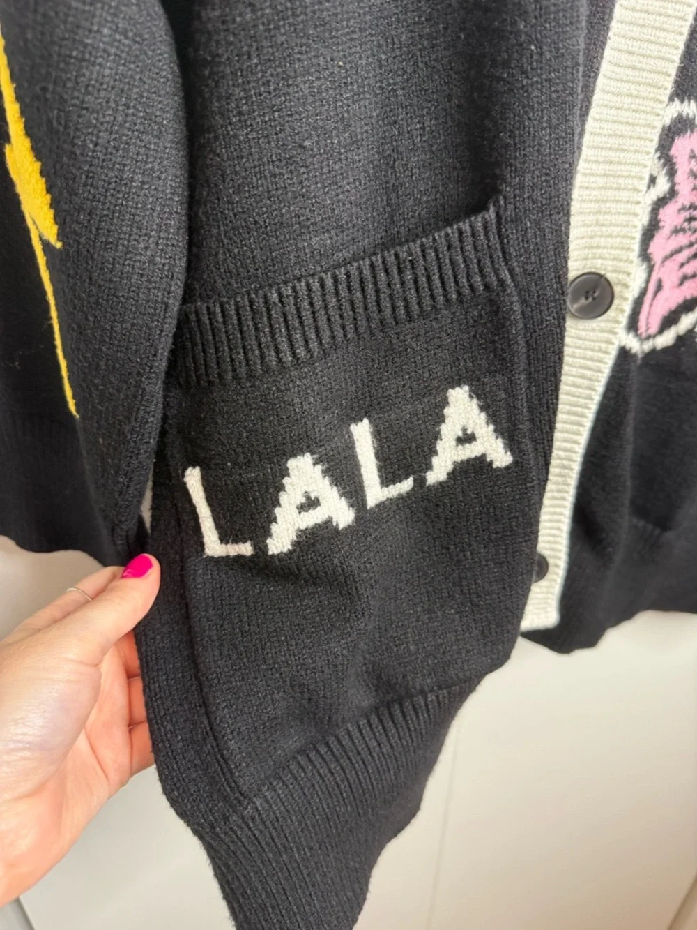 Dressed in LALA Mother is Mothering Oversized Cardigan Tiger S/M - Picture 5 of 10